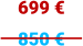 699 € 850 €