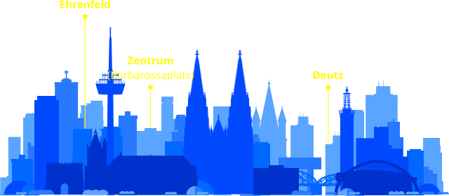 Deutz Zentrum(Barbarossaplatz) Ehrenfeld